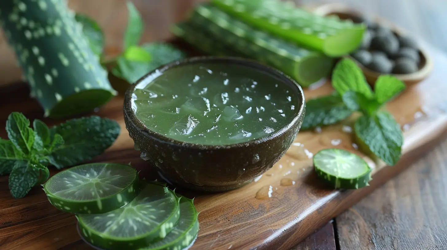 Detox with Aloe & Mint: A Cooling, Cleansing Drink