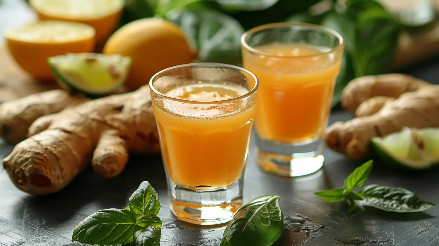 Ginger Shots: Quick Detoxifying Power in a Shot Glass