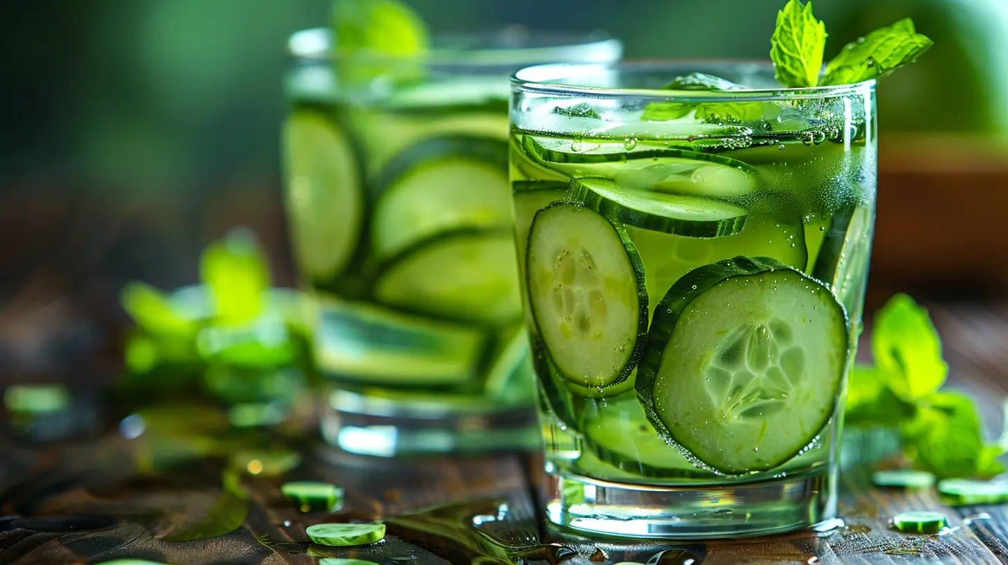Refreshing Cucumber Detox Water for Glowing Skin
