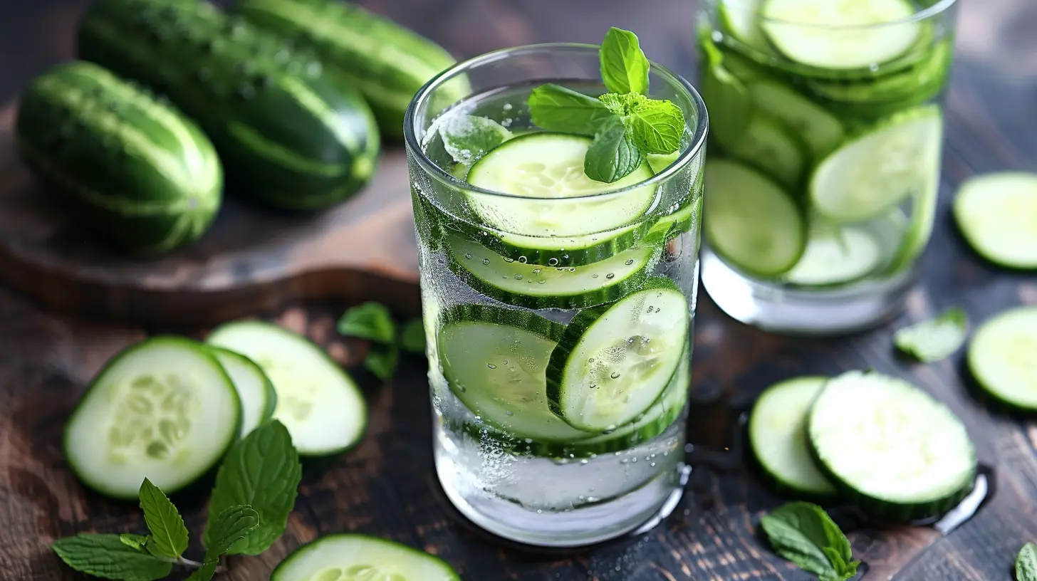 Refreshing Cucumber Detox Water for Glowing Skin