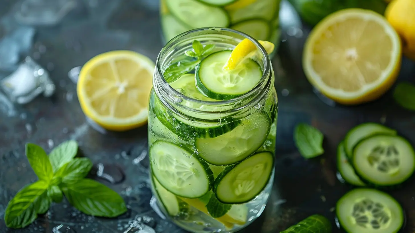 Refreshing Cucumber Detox Water for Glowing Skin