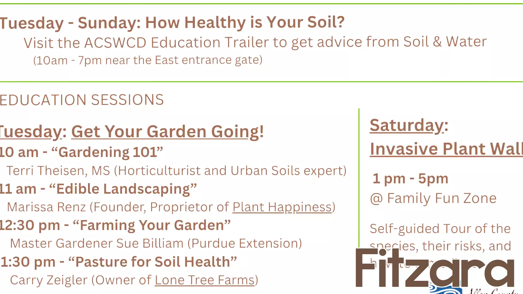 Allen County Fair to Feature Educational Sessions on Soil Health