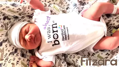 Baby boy healthy after being born on side of CT highway