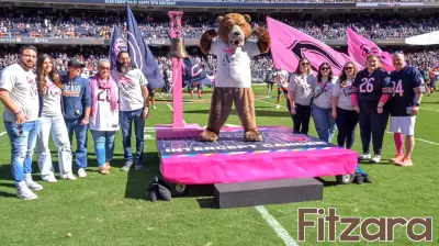 Breast Cancer Patients Celebrated at Soldier Field During Bears-Jets Matchup