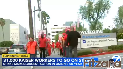 Tens of Thousands of Kaiser Nurses and Health Care Workers Strike